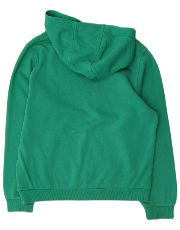 Felpa con cappuccio grafica Nike da bambino 13-14 anni XL in cotone verde