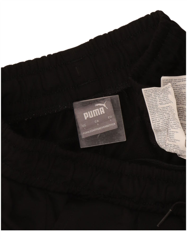 Pantaloni da tuta da uomo Puma Joggers grandi neri in poliestere