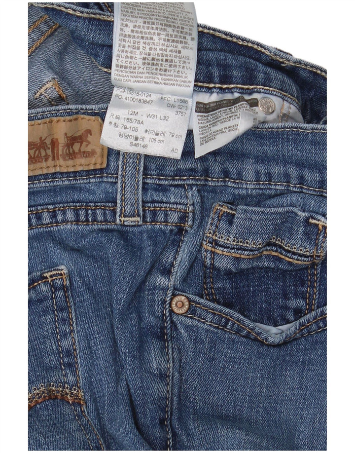 Jeans Levi's 515 Bootcut da donna W31 L32 in cotone blu
