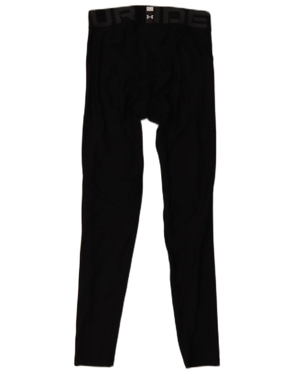 Leggings grafici da uomo Under Armour Heat Gear poliestere medio nero