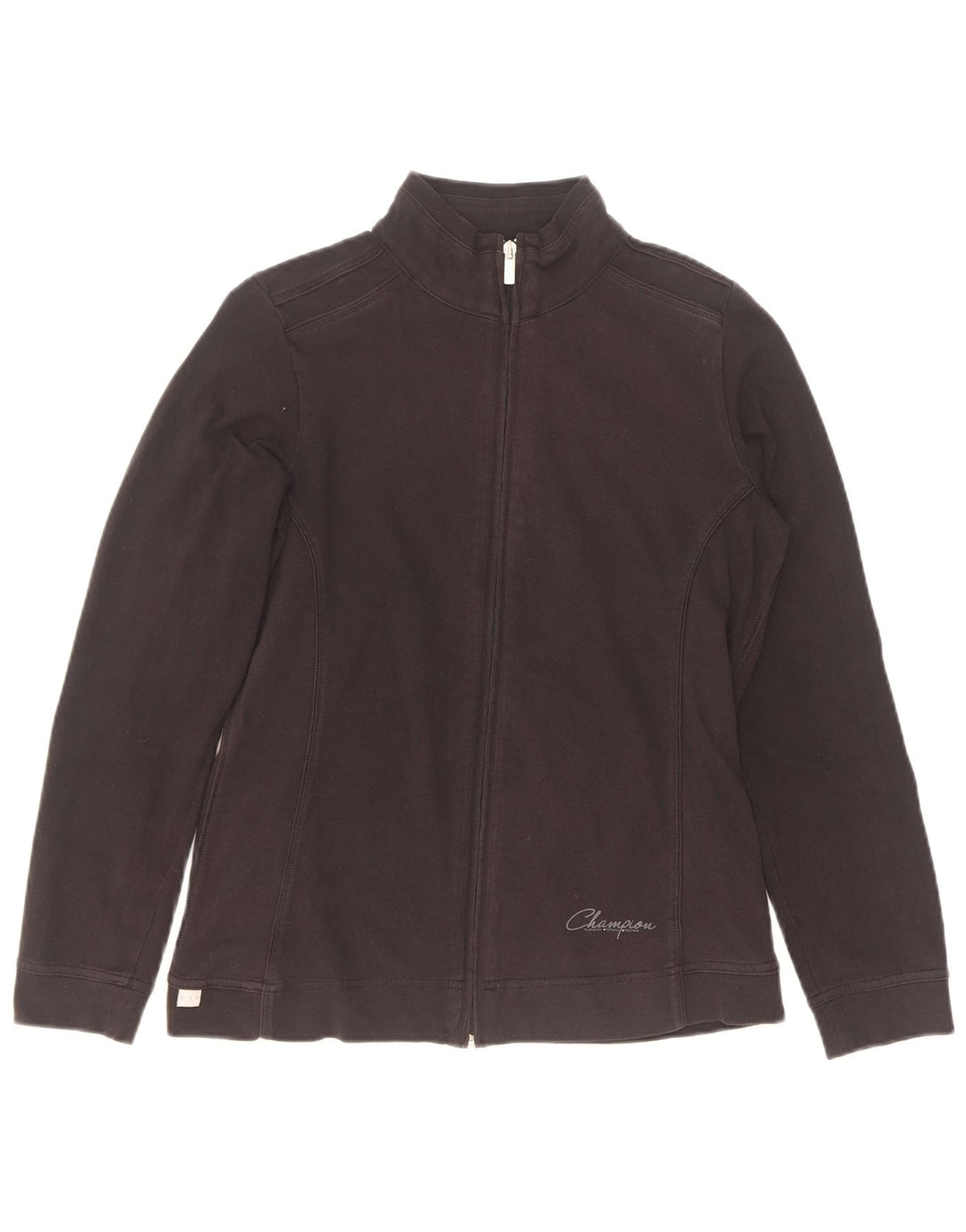 Giacca da tuta da donna Champion UK 10 piccola in cotone nero