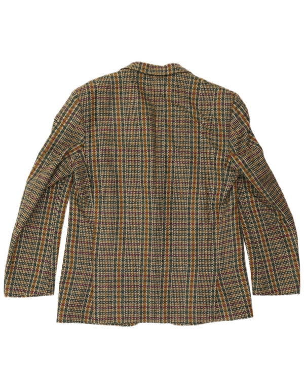 Giacca Blazer da Uomo a 2 Bottoni Tiglio IT 50 Large Green Check