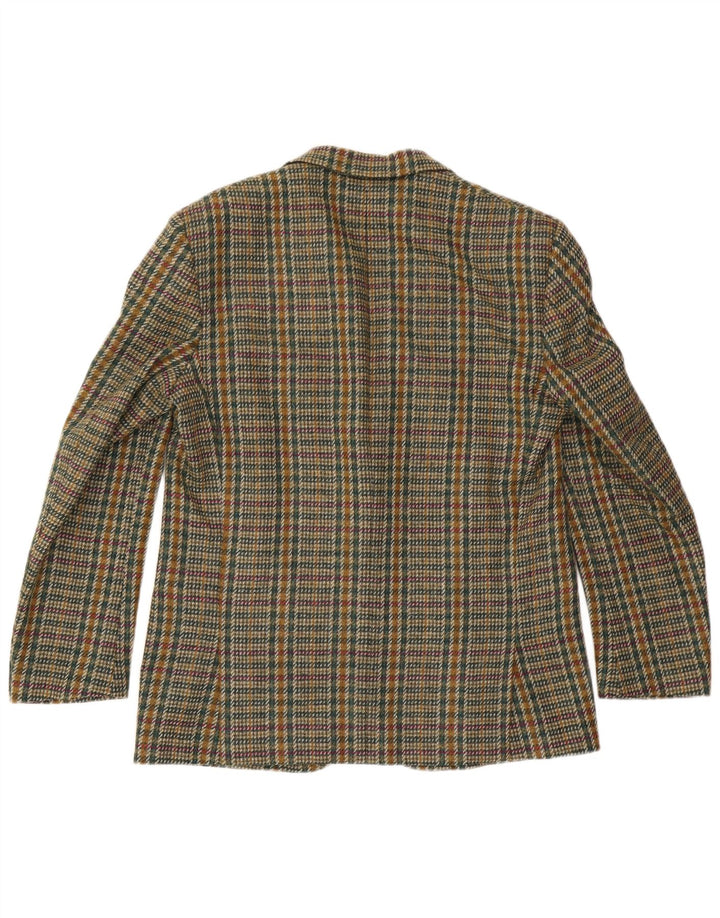 Giacca Blazer da Uomo a 2 Bottoni Tiglio IT 50 Large Green Check