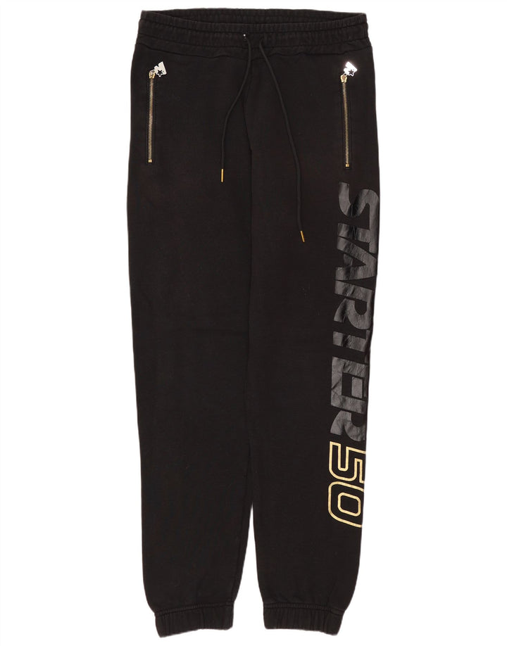 STARTER Pantaloni da tuta con grafica da uomo Joggers medio cotone nero