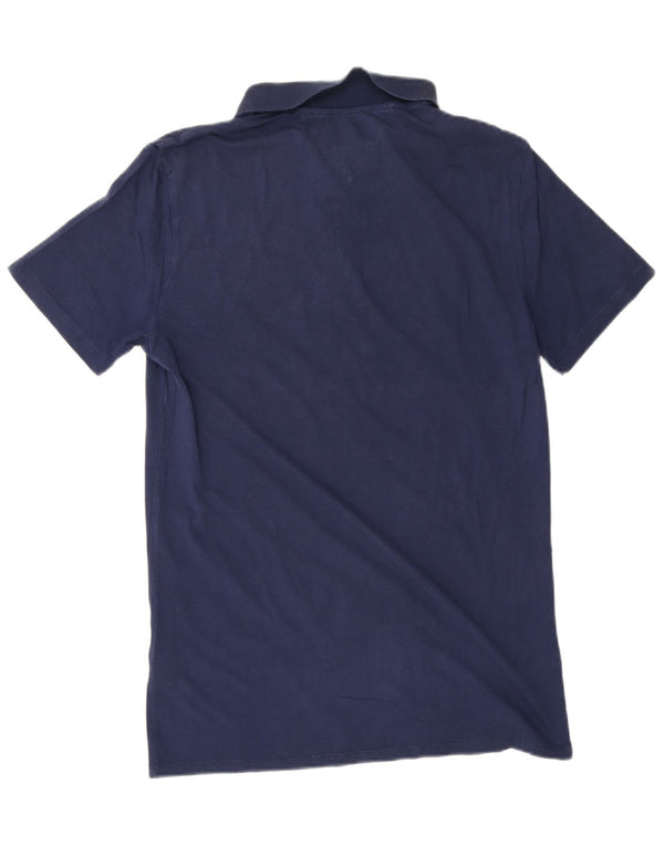 Polo Guess da uomo slim fit grande in cotone blu navy