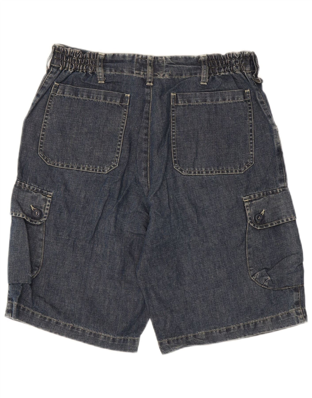 Pantaloncini Cargo Denim Uomo Trussardi IT 48 Medium W30 Blu Cotone