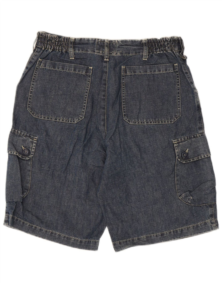 Pantaloncini Cargo Denim Uomo Trussardi IT 48 Medium W30 Blu Cotone