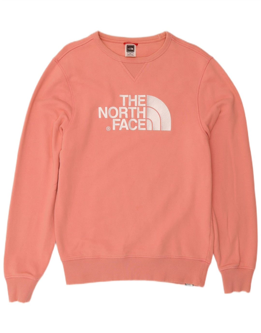 Felpa grafica da uomo The North Face Maglione piccolo cotone rosa