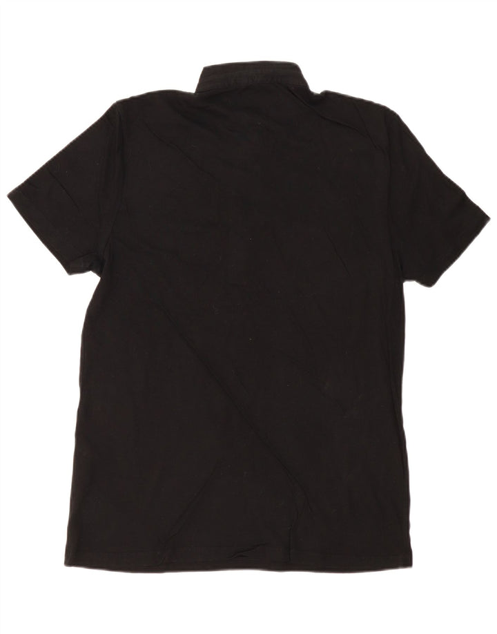 Polo da uomo ALL SAINTS in cotone nero medio