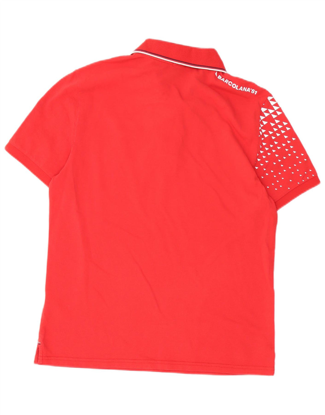 Polo North Sails da uomo Barcolana 51 Graphic Regular Fit Rosso medio