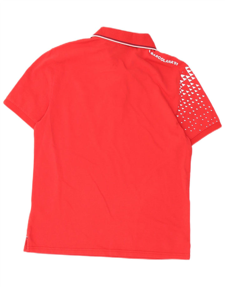 Polo North Sails da uomo Barcolana 51 Graphic Regular Fit Rosso medio