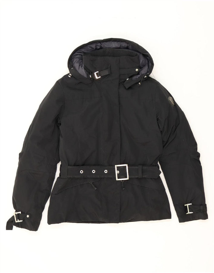 CAPE HORN Womens Hooded Padded Jacket IT 42 Medium Black Vintage Cape Horn and Second-Hand Cape Horn from Messina Hembry 