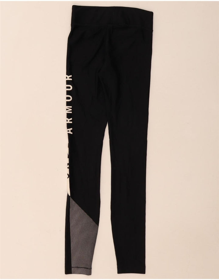 Leggings grafici da donna UNDER ARMOUR Heat Gear UK 4 XS neri