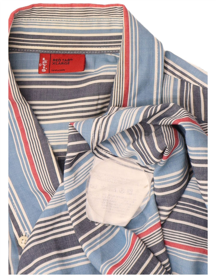Camicia LEVI'S Uomo XL Cotone a righe blu