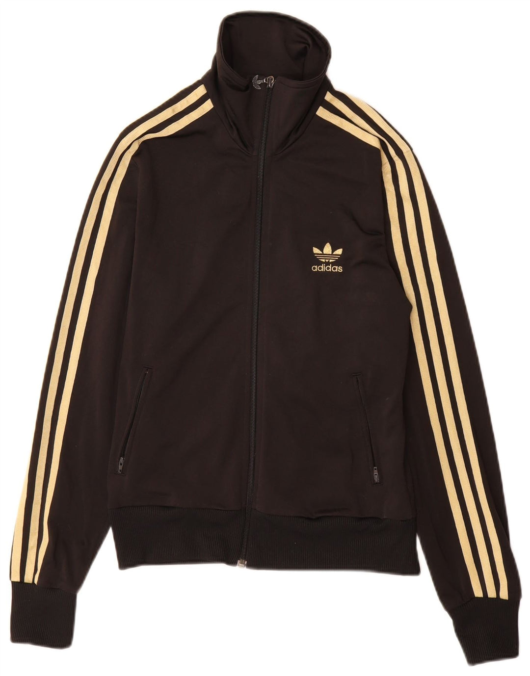 Giacca sportiva da donna con grafica ADIDAS IT 40 Small Nero Poliestere