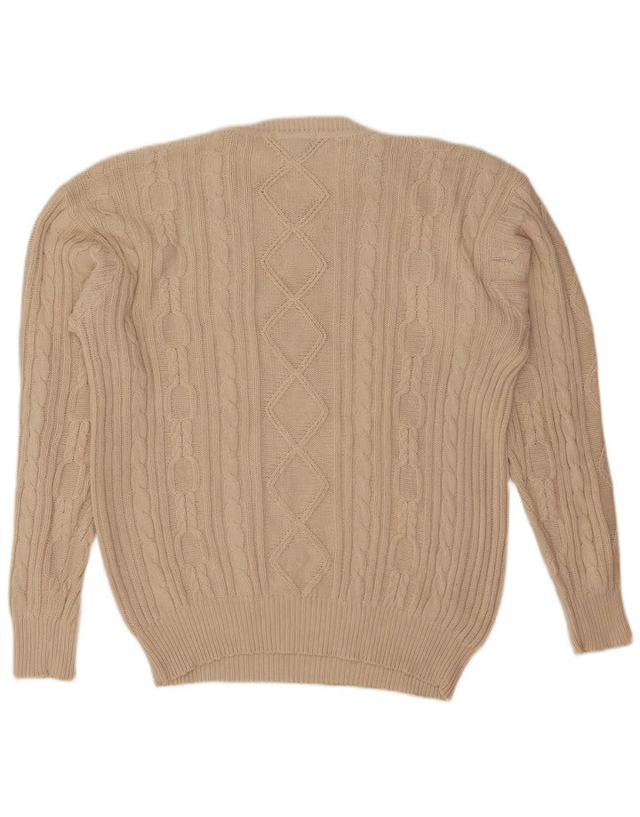 Maglione maglione girocollo da uomo Jockey grande beige