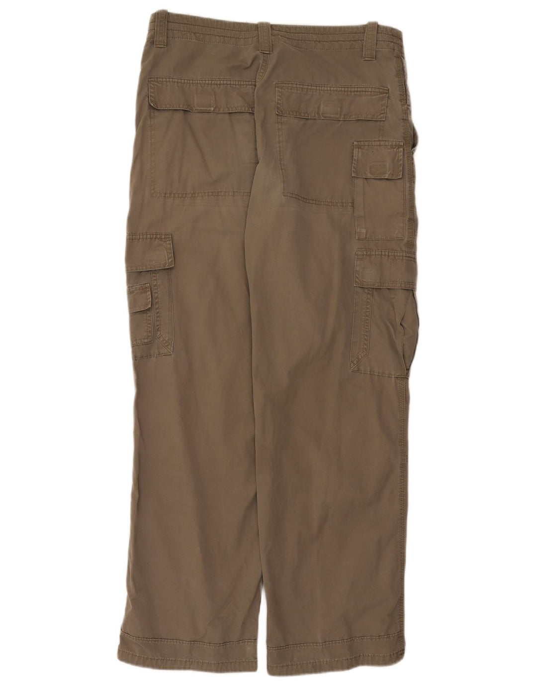 Pantaloni cargo dritti da uomo Marks & Spencer W34 L31 cotone beige