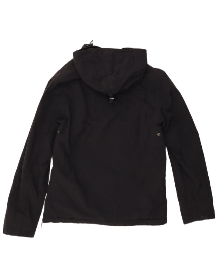 Giacca anorak con cappuccio grafico da uomo NAPAPIJRI UK 36 piccola poliestere nero
