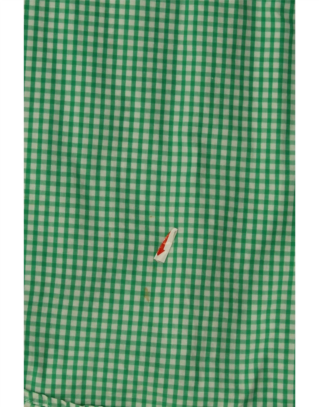 PENGUIN Mens Heritage Slim Fit Shirt Large Green Gingham Cotton