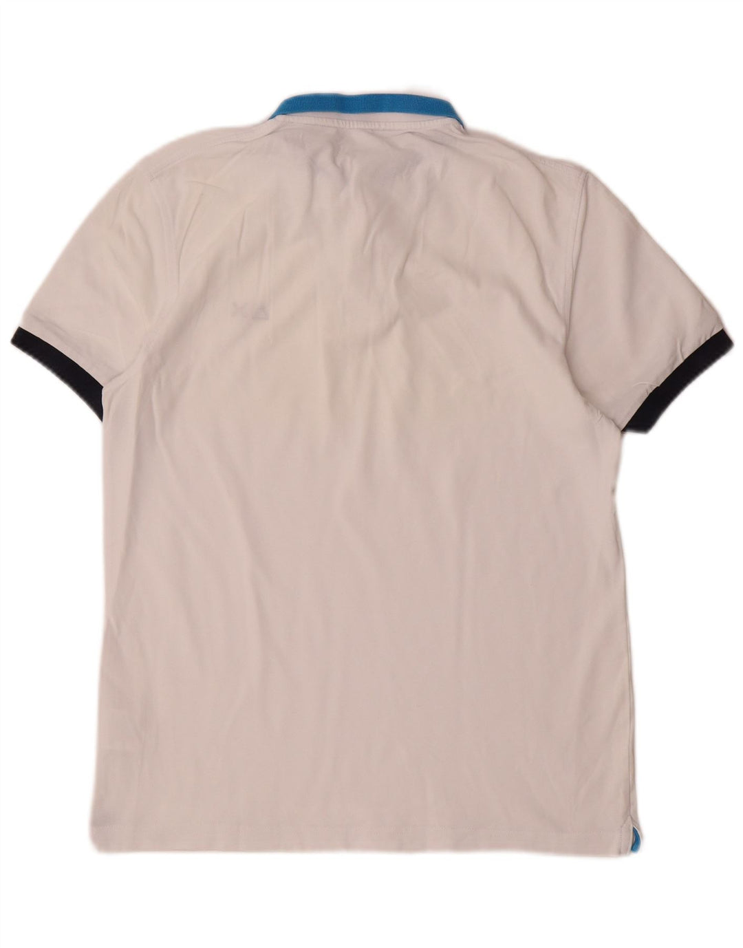 Polo da uomo Sun68 in cotone color block bianco medio