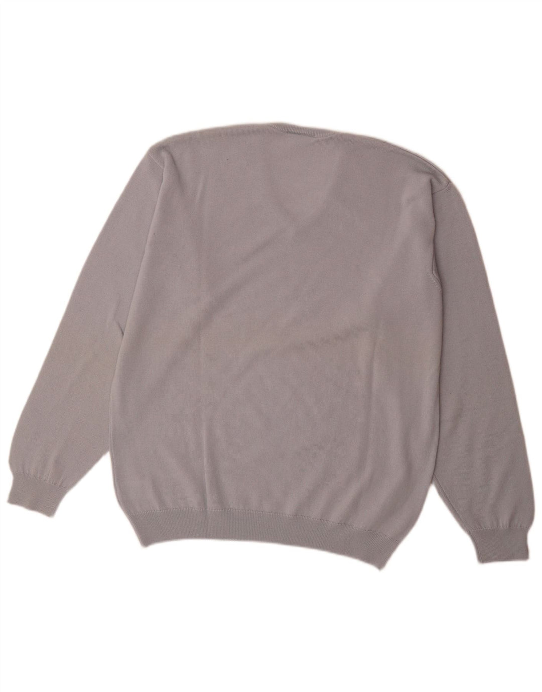 Maglione da uomo con scollo a V Lacoste taglia 5 grande in lana vergine blu