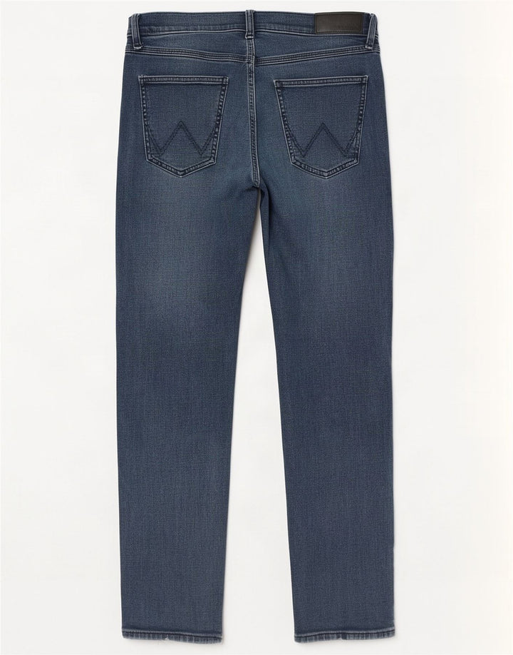 Jeans slim da uomo Wrangler W32 L32 cotone blu navy