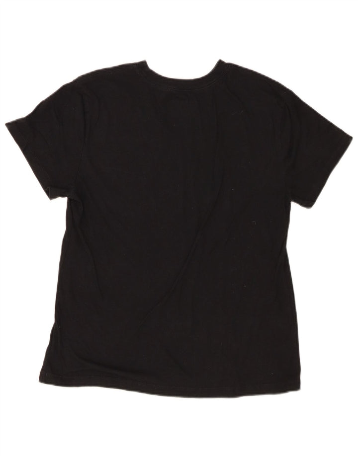 T-shirt grafica da donna Champion Top UK 12 Medium Nera