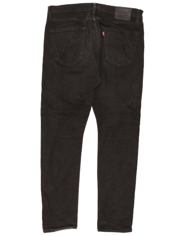Levi's Uomo 512 Jeans slim affusolati W36 L32 Cotone Nero