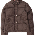 Giacca imbottita da donna RALPH LAUREN UK 14 grande poliestere nero