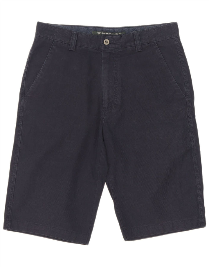 Pantaloncini chino slim fit da uomo Dockers W30 medio blu navy