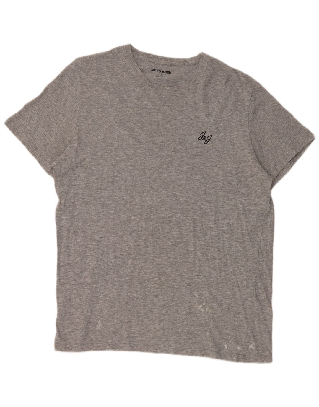 T-shirt da uomo Jack & Jones Top XL in cotone grigio