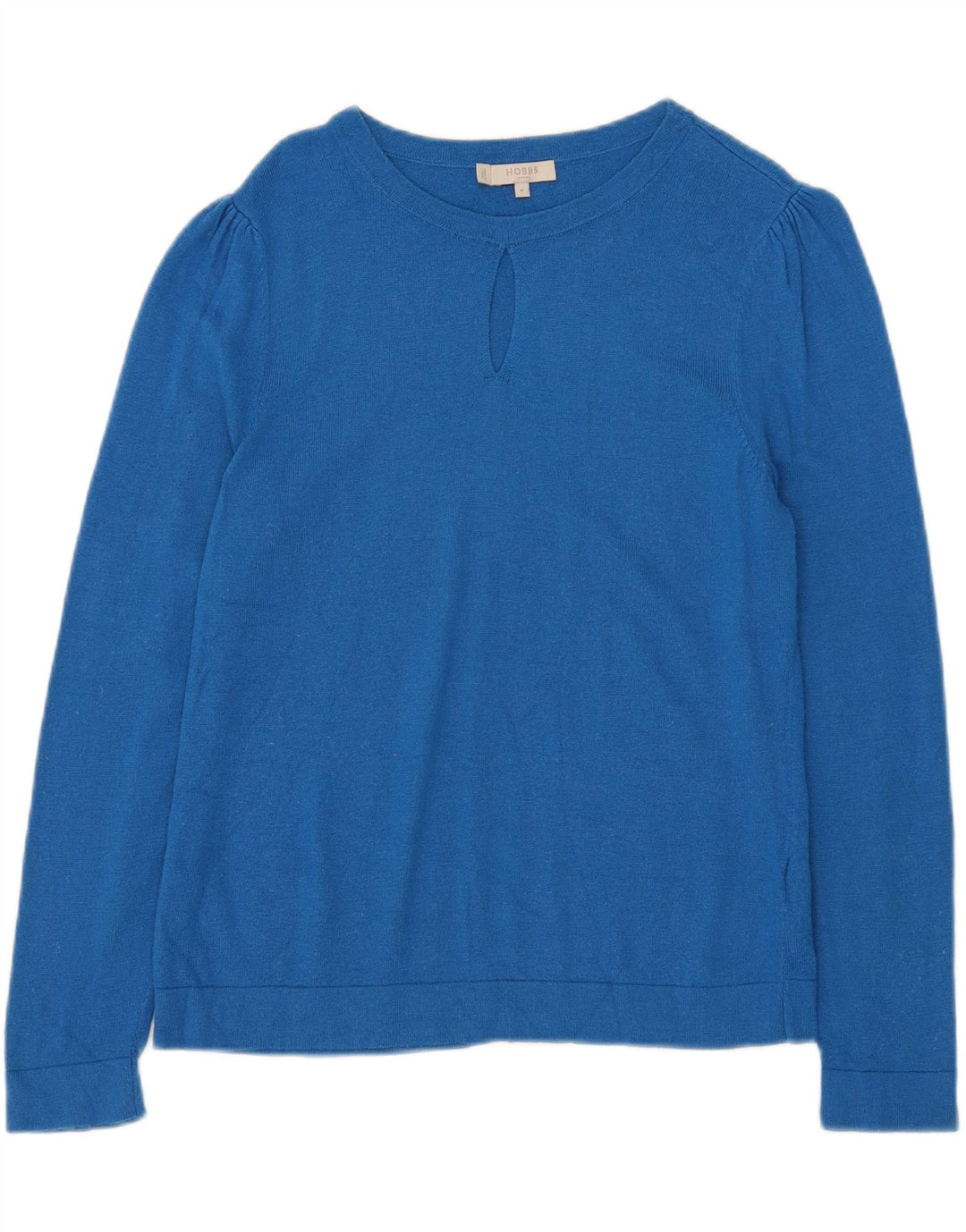 Maglione da donna con scollo a barca Hobbs UK 12 Viscosa blu medio