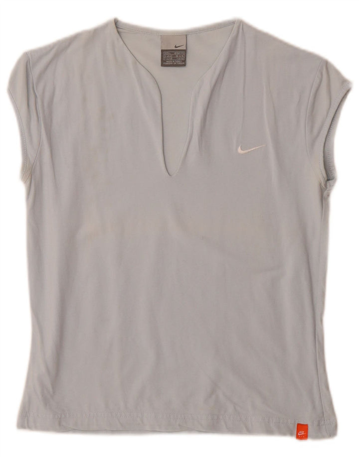 T-shirt da donna Nike Top UK 14/16 grande blu