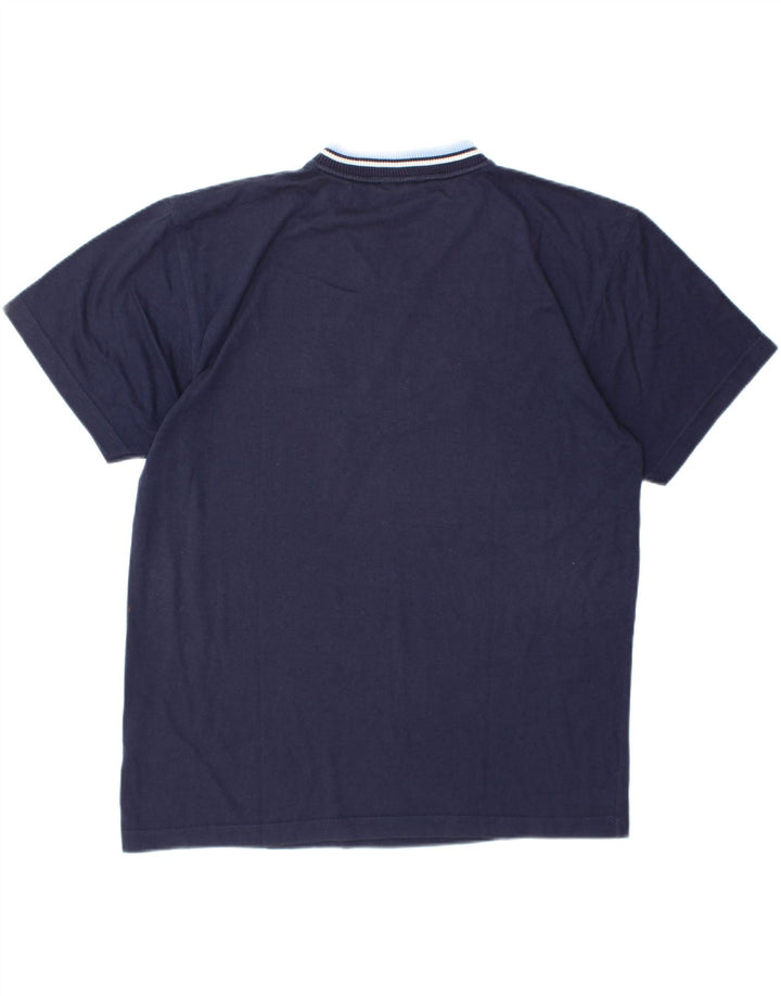 T-shirt grafica da uomo PUMA Top Large in cotone blu navy