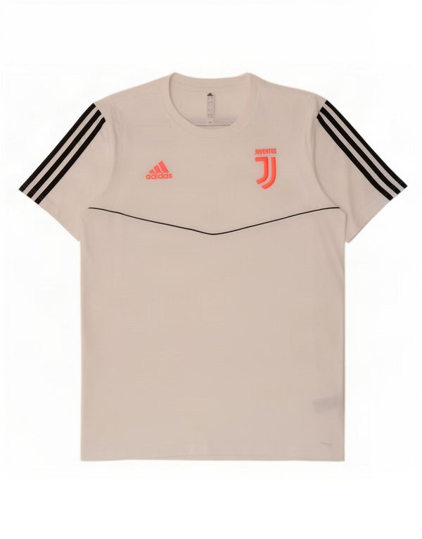 Adidas Mens Juventus T-Shirt Top Large White Cotton