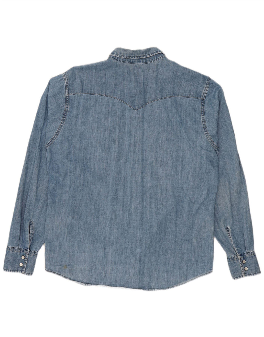 LEVI'S Camicia di jeans da uomo grande in cotone blu