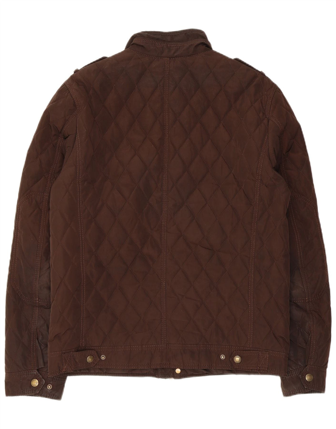 Giacca trapuntata militare da uomo Zara UK 42 XL Marrone