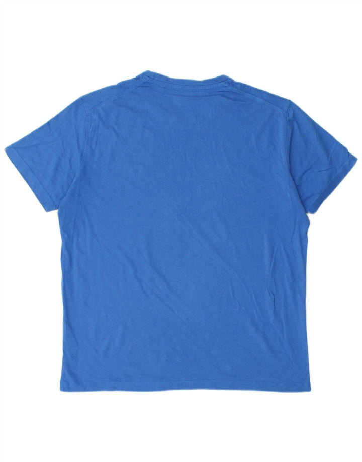 Polo Assn. T-shirt da uomo Top in cotone blu medio