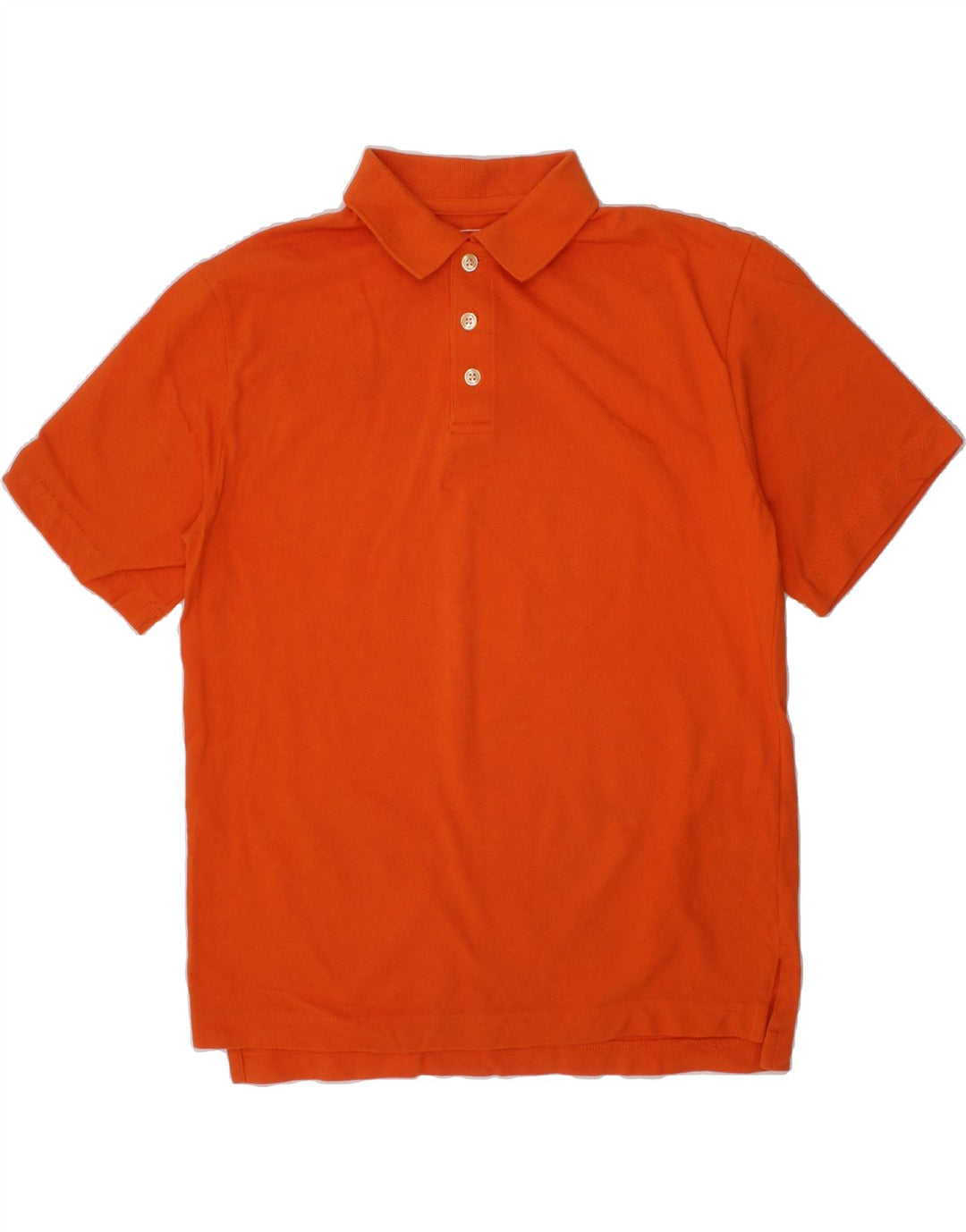 L.L.BEAN Boys Polo Shirt 10-11 Years Medium Orange Cotton Vintage L.L.Bean and Second-Hand L.L.Bean from Messina Hembry 