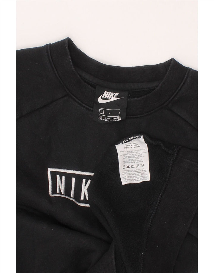Felpa grafica Nike da bambino, 12-13 anni, grande, colore nero