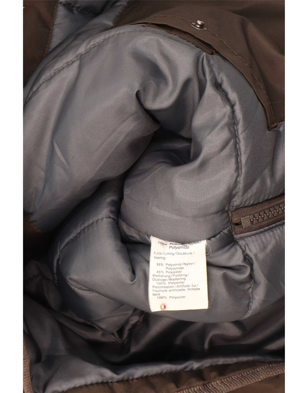 Giacca imbottita da uomo Nangaparbat UK 42/44 XL Marrone Poliammide