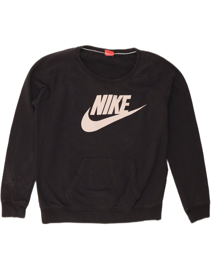 Felpa grafica da uomo Nike Felpa XL in cotone nero