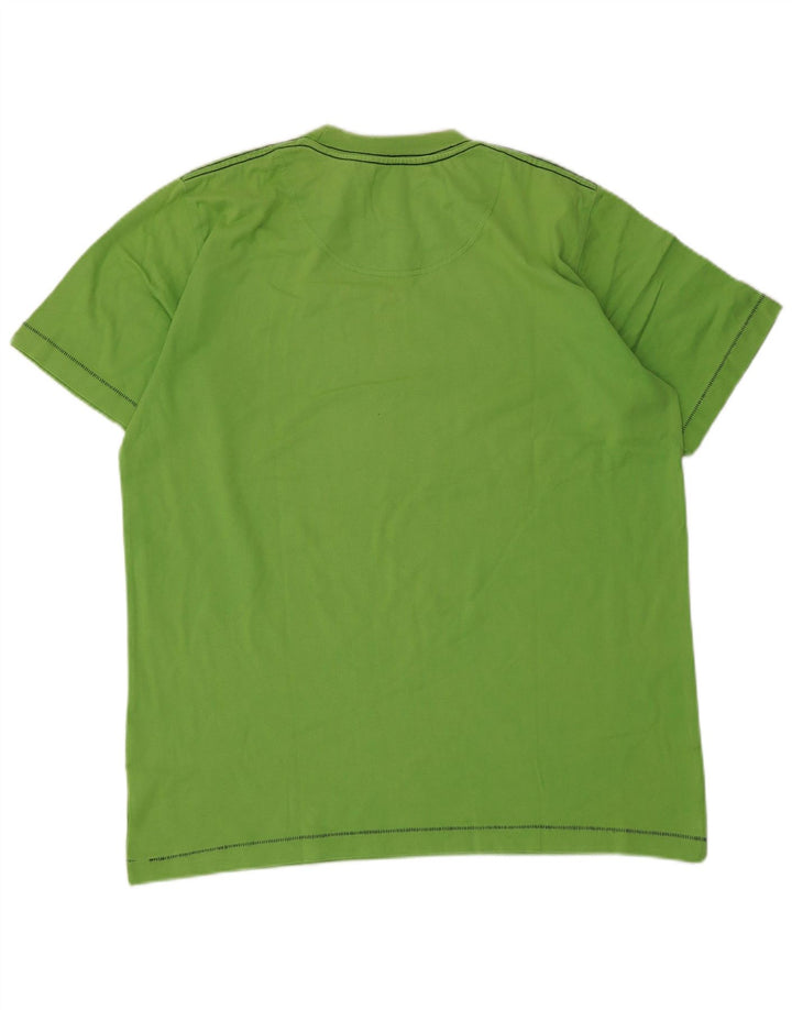 T-shirt grafica da uomo Murphy & Nye in cotone verde medio