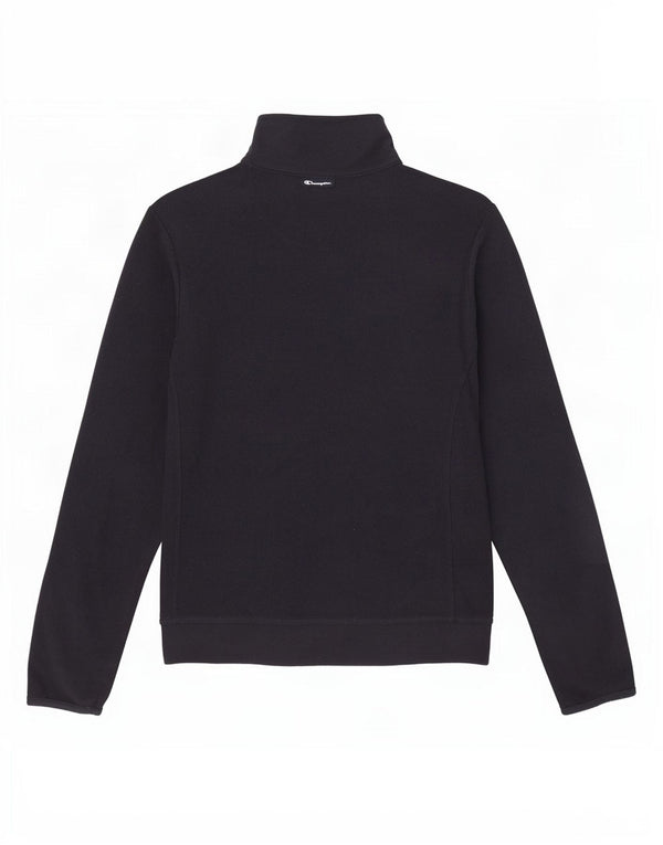 Maglione in pile da donna con collo e zip Champion UK 16 grande poliestere blu navy