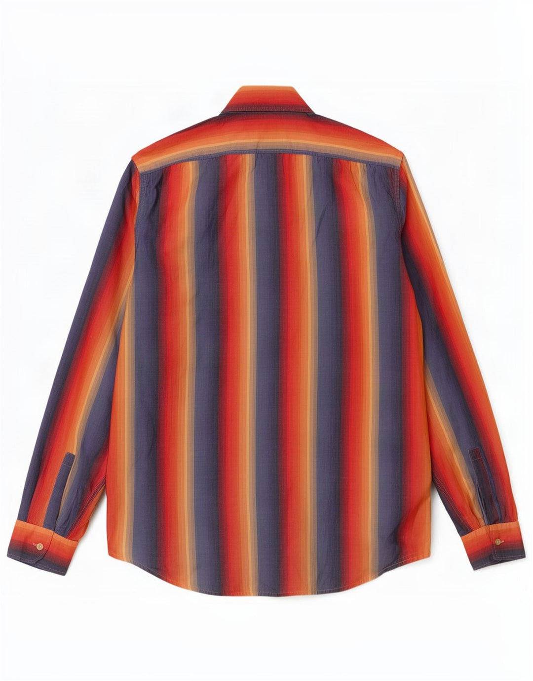 Camicia da uomo Hugo Boss in cotone a righe multicolori medie
