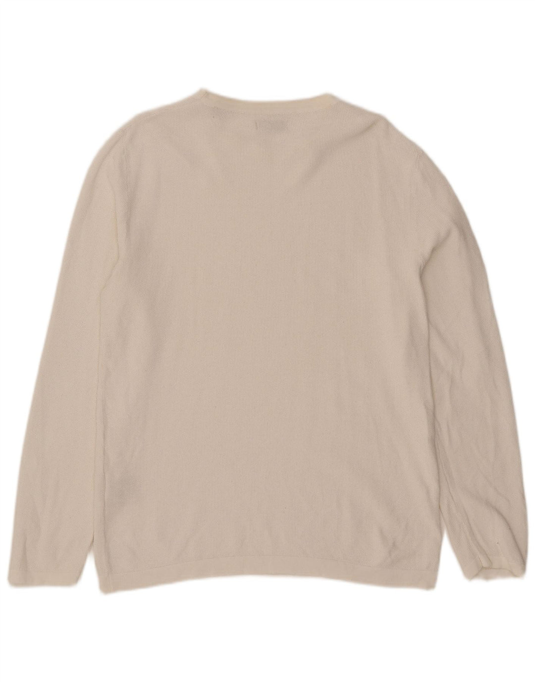 Maglione maglione girocollo da uomo Jack & Jones grande cotone bianco