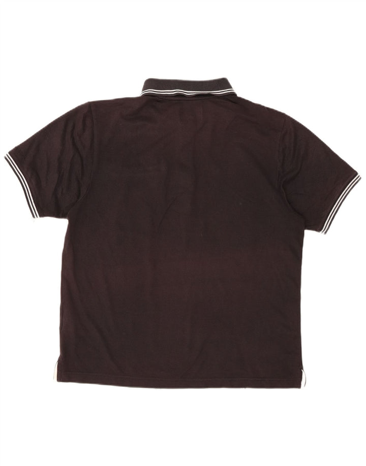 CHAMPION Mens Polo Shirt Medium Black