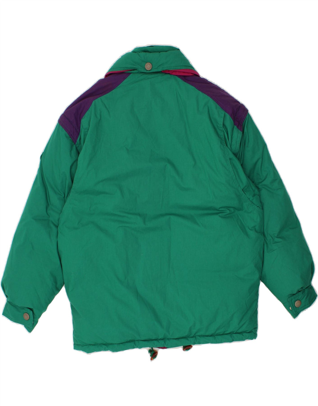 DIADORA Giacca imbottita da uomo UK 38 Poliestere color block verde medio