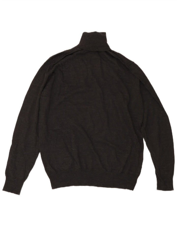 Maglione maglione collo alto da uomo Zara XL nero