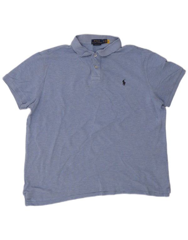 Polo Ralph Lauren da uomo personalizzata slim fit polo XL cotone blu